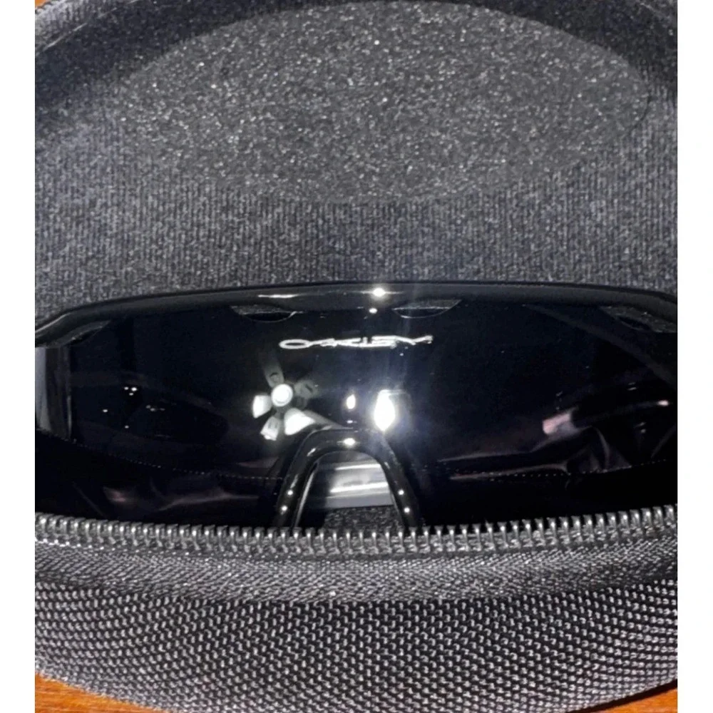 Oakley EVZero Path Prizm Sunglasses Black Rimless Sport Shield